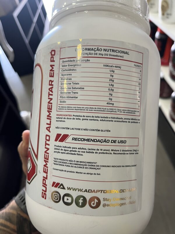 Tasty Iso 900g - ADAPTOGEN - Imagem 4