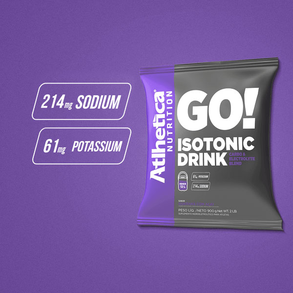 GO ISOTONIC DRINK - ATLHETICA NUTRITION - Imagem 6