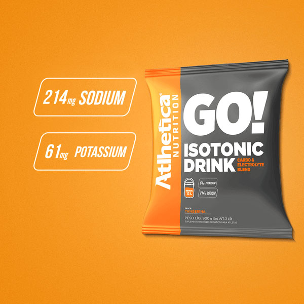 GO ISOTONIC DRINK - ATLHETICA NUTRITION - Imagem 2